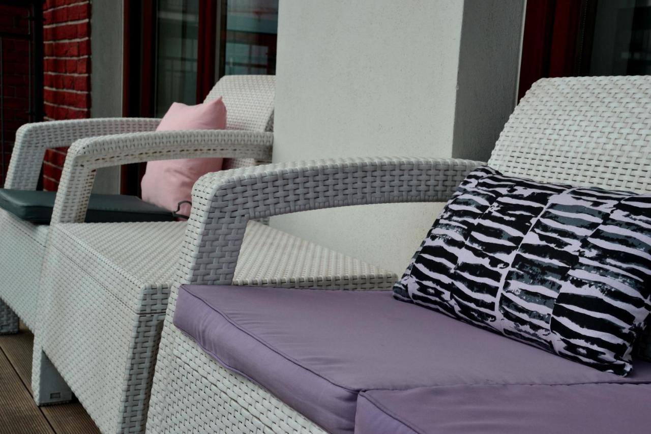 Apartamenty Centrum Nad Motlawa Z Widokiem Na Patio Z Balkonem Gdańsk Buitenkant foto